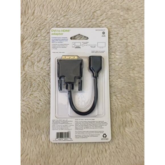 Philips DVI to HDMI Pigtail Adapter- Black - Picture 1 of 1